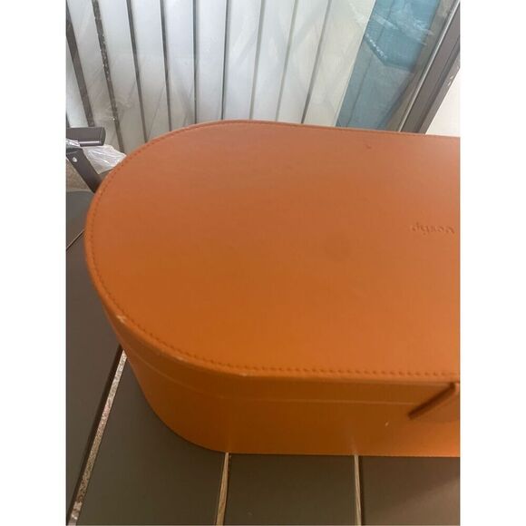 Dyson Airwrap Leather Hair Dryer Case Brown Storage Accessories- Box Only - Picture 13 of 15